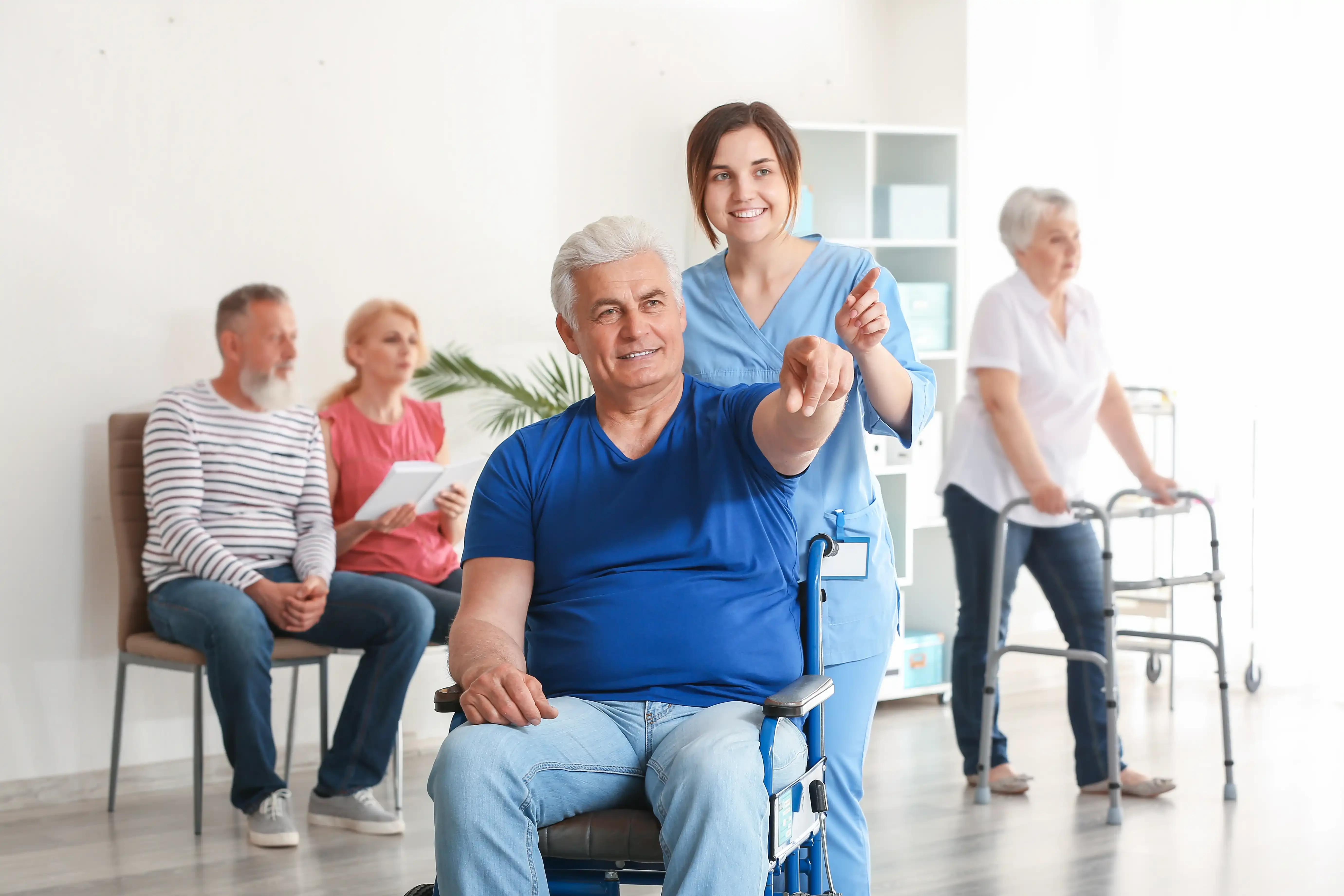 Skilled nursing care in a warm home setting